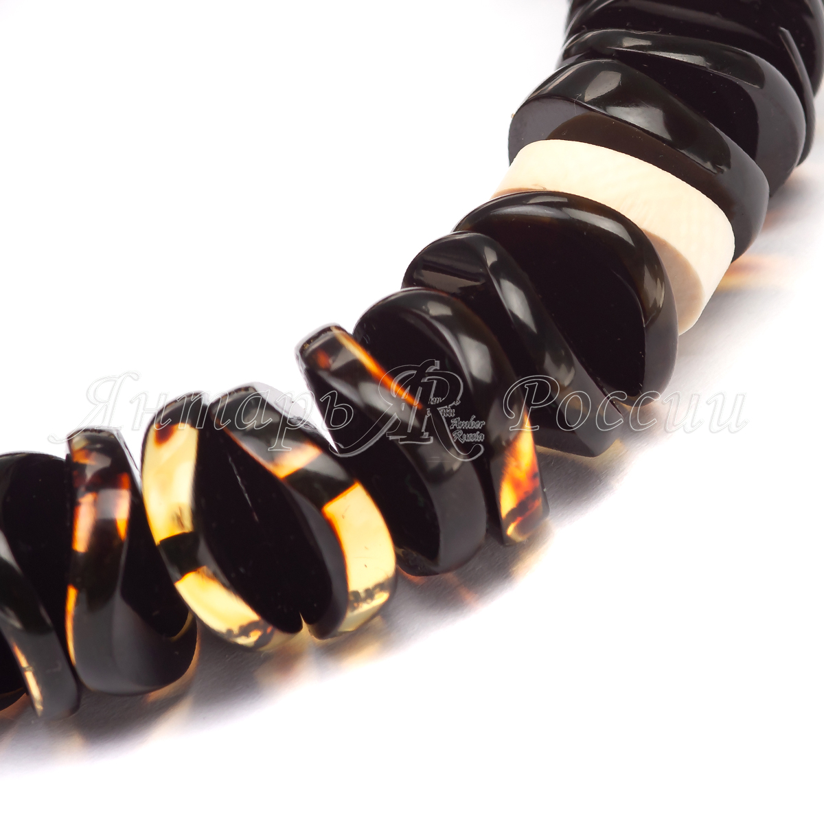 Браслеты янтарные
